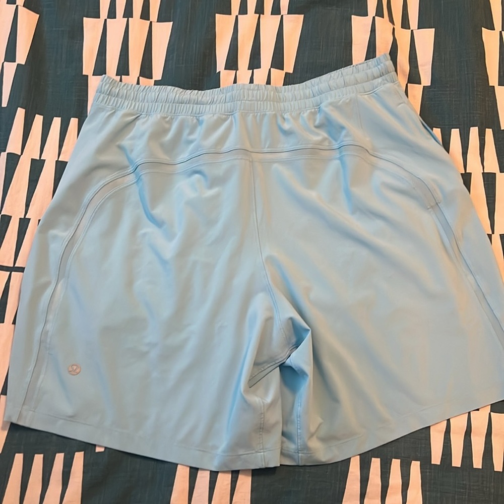 lululemon athletica Light Blue Athletic Shorts